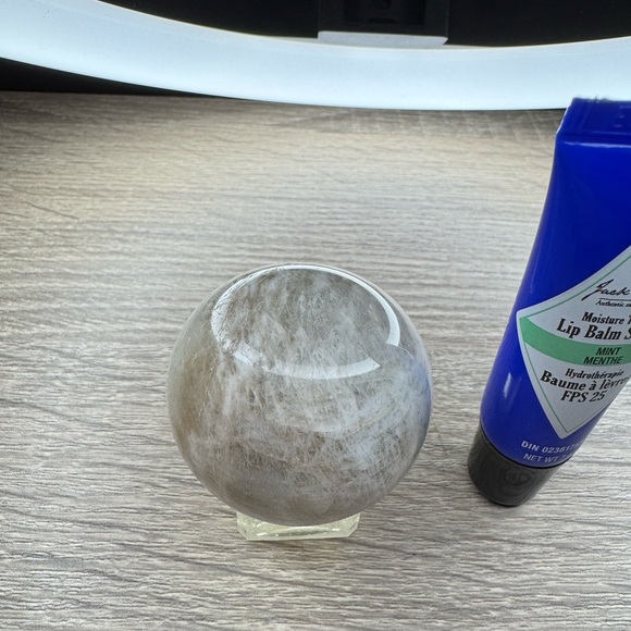 Black Moonstone Crystal Sphere - Picture 1 of 2